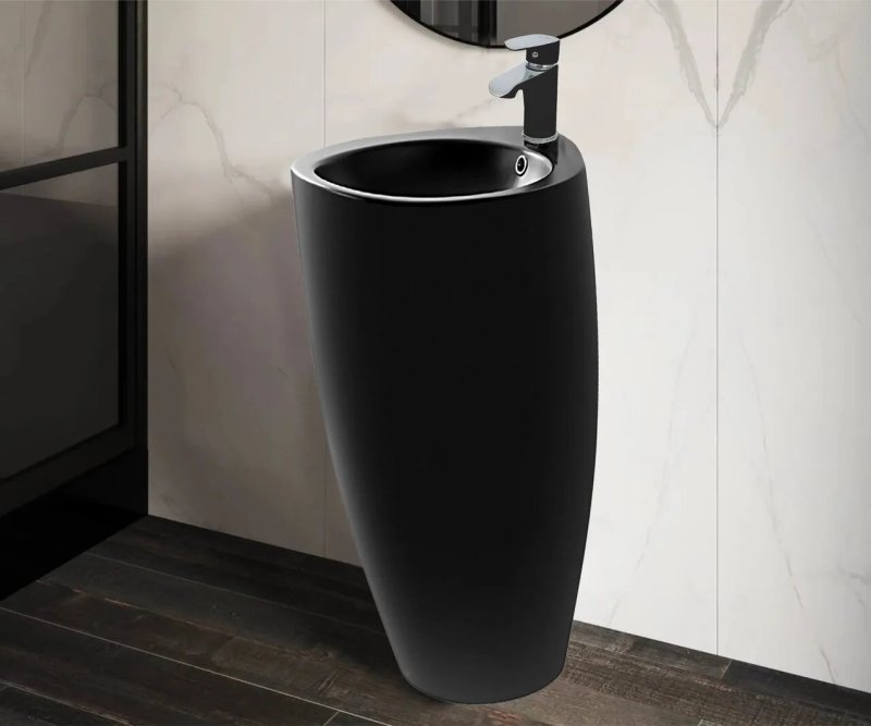 Умывальник WeltWasser WW Leerbach 3838 MT-BL (10000013333)  напольный